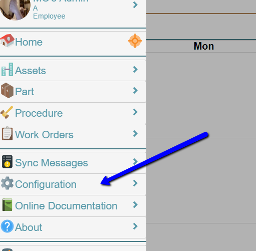 Configuration Button
